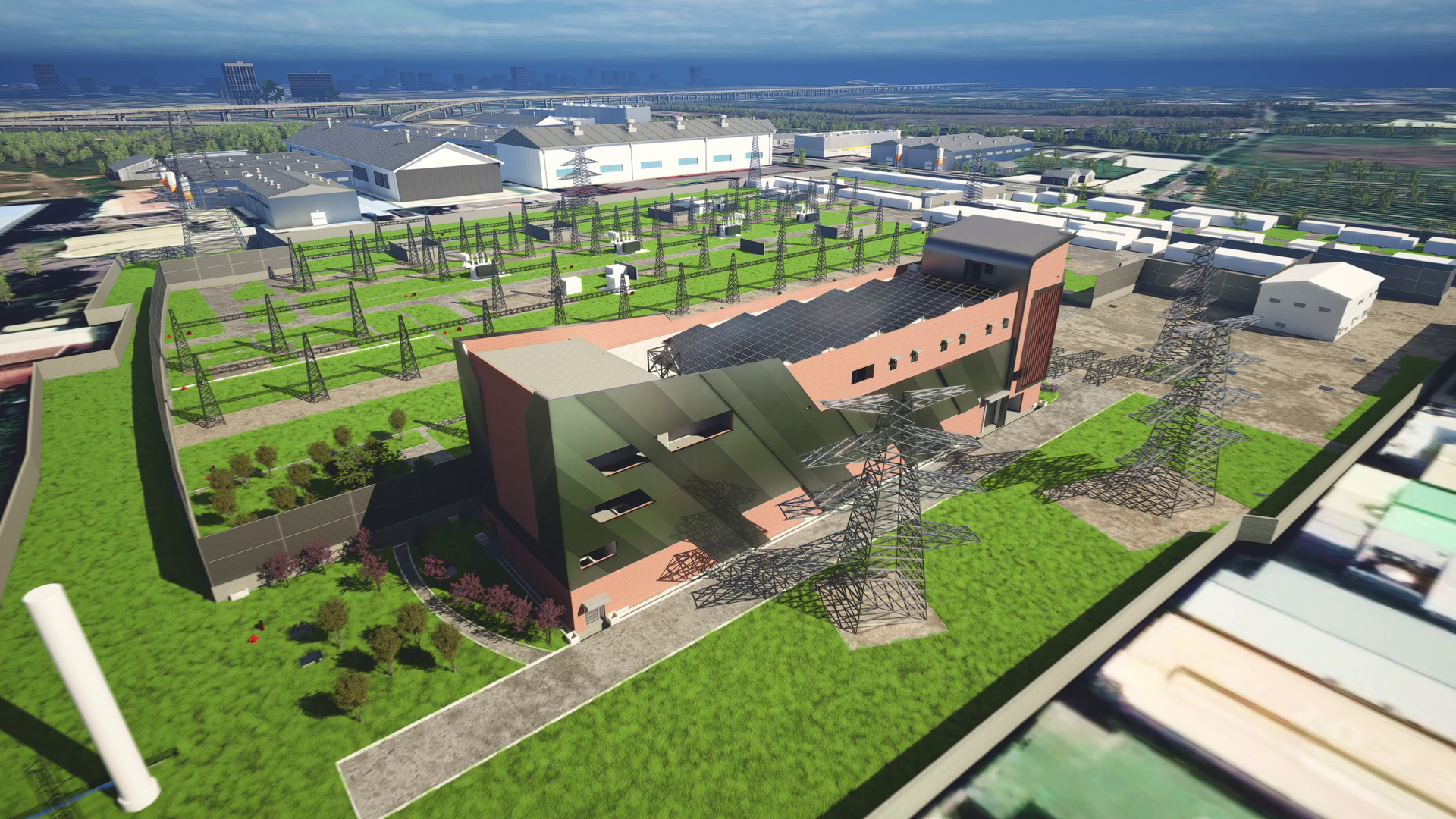 岡山變電廠3D動畫