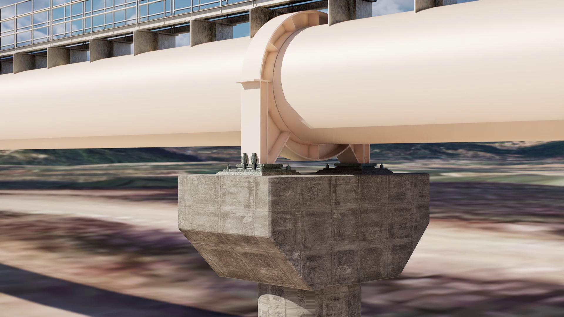 水管橋3D動畫